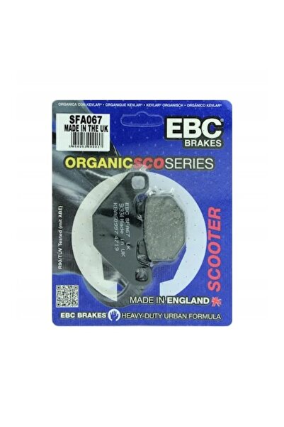 EBC Set de 2 plăcuțe de frână, EBC, pentru SFA067 față/spate