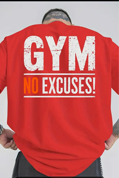 New Shine Gym No Excuses Printed Unisex T-Shirt