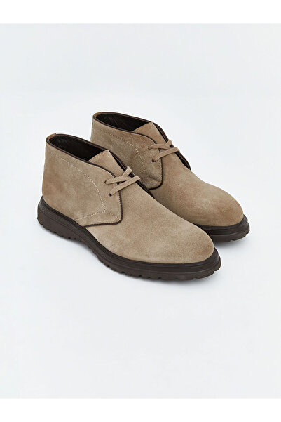 LC Waikiki Lcw Steps Beige Suede Look Men's Boots