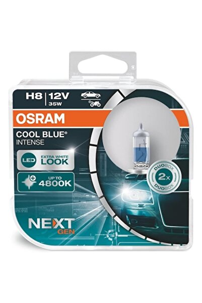 Osram Set de 2 becuri halogen H8 12V, albastru rece intens NextGen