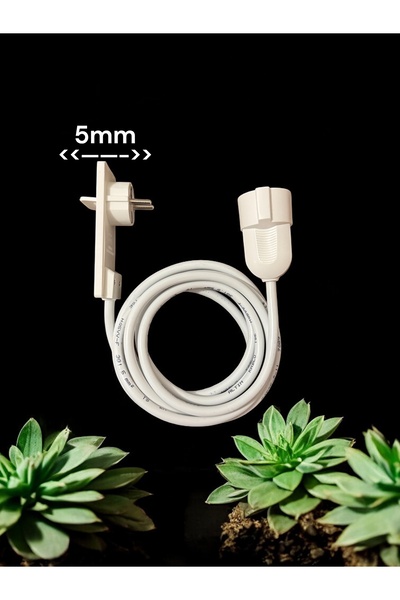 Noki 5 mm Ultra İnce Fişli Uzatma Kablosu | Yeni Nesil | Çocuk Korumalı | Dar...