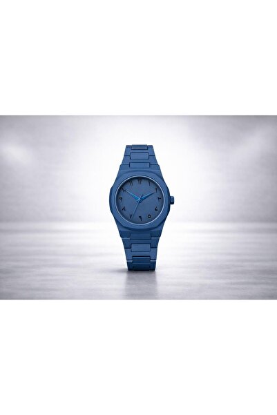 SEES AKSESUAR Navy Blue Men's Wristwatch with Arabic Numerals