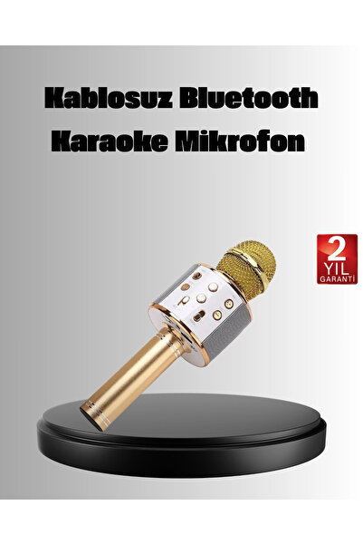 Twin Store ميكروفون كاريوكي لاسلكي يدعم USB و Aux للحفلات والترفيه