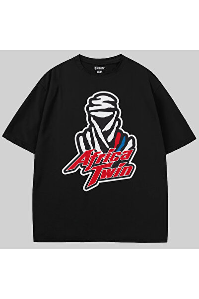 Crazy Honda Dakar Africa Twin Oversized T-Shirt