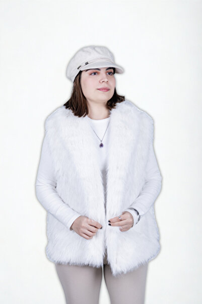 CELİORA STYLE Kadın Suni Kürk Yelek – Astarlı, Hafif, Rahat Kesim, Günlük Şık...