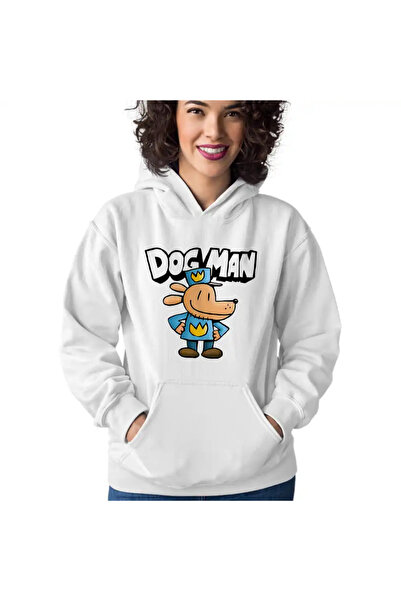 OEM Women's Hoodie Dog Man Captain Underpants Dav Pilkey Dogman