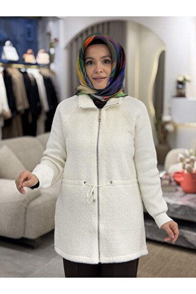 Tığ Triko REGLAN KOLLU TRİKO KOMBİNLİ HIRKA