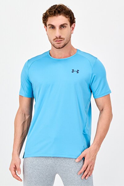 Under Armour Men Fitted Short Sleeve Training T-Shirt, Turquoise
