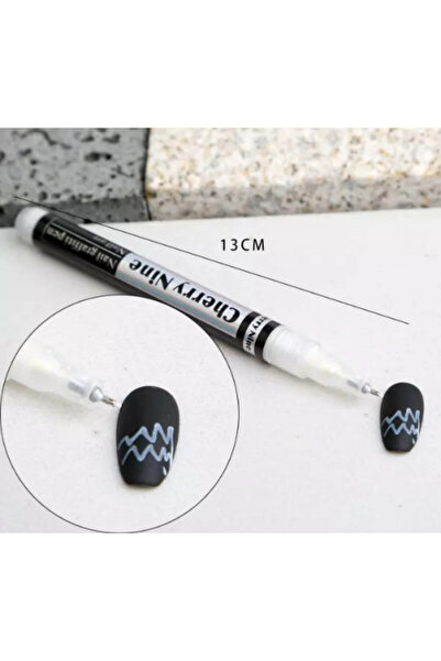 Pink Nails Rapidograph Λευκή ακρυλική και ακουαρέλα βαφή