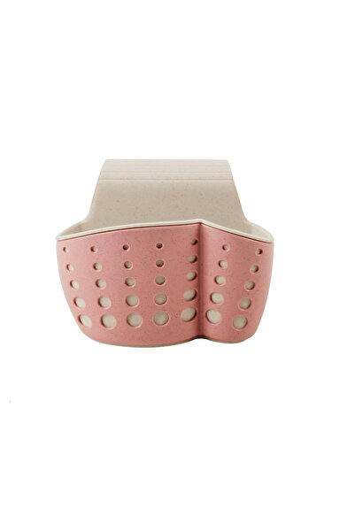 Generic Kitchen Sink Organizer Basket pink
