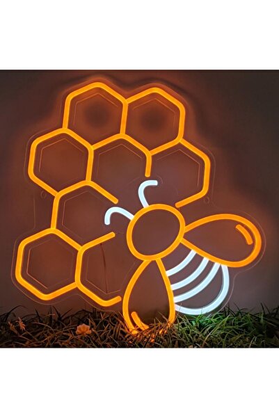 KAMER NEON LED IŞIKLI ARI BAL PETEĞİ