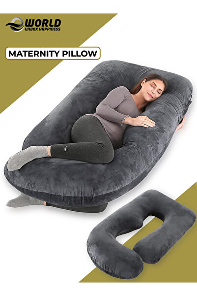 e world unbox happiness U-Shaped Pregnancy Pillow – Full Body Maternity Pillo...
