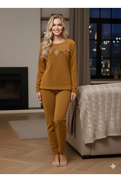 LXL KADIN POLAR İKİLİ TAKIM PİJAMA TAKIMI