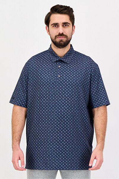 Greg Norman Men Sportswear Fit Short Sleeve Outdoor Polo Shirt, Navy