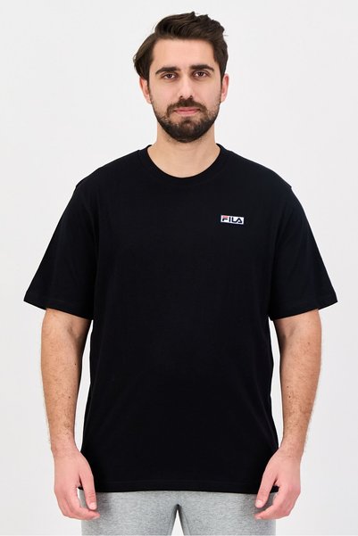 FILA Men Sportswear Fit Short Sleeve Outdoor T-shirt, Black