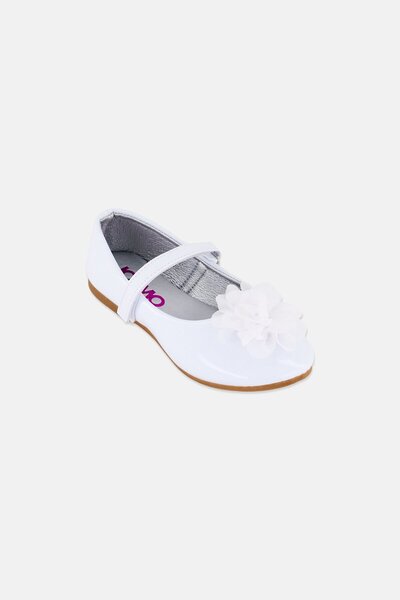 Josmo Toddlers Girl Velcro Closure Shoes, White
