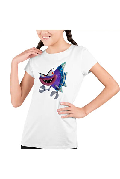 OEM Παιδικό Κορίτσι Σκύλος Άντρας Flippy The Fish T-Shirt