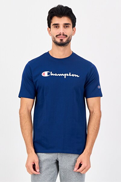 Champion Men Sportswear Fit Short Sleeve Outdoor T-shirt, Navy