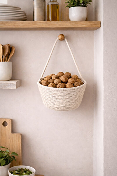 ÖRGÜM Καλάθι Διακοσμητικό Καλάθι Κουζίνας Οργανωτής πολλαπλών χρήσεων (ΔΕΝ ΠΕ...