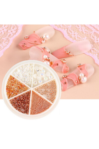 Pink Nails NAIL ART Diverse Carusel Mix Design #1