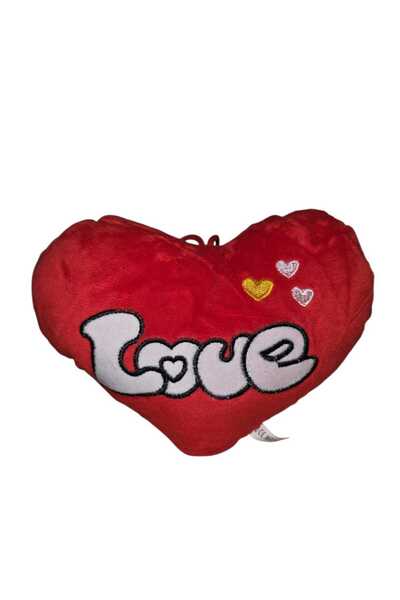 AnoaSales Heart Pillow, flannel fleece material, 21cm*16cm, Red