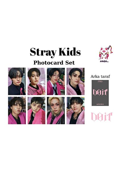 Hara Company Stray Kids Do it Альбом Withmuu POB Набір фотокарток (8 шт.) Fan...