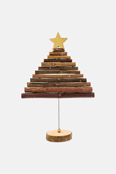 Muy Mucho Wooden Articulated Tree Star, Natural