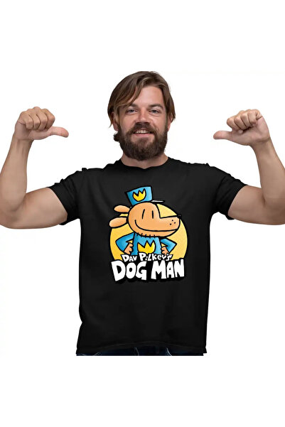 OEM Ανδρικό T-Shirt Dog Man Dav Pilkey Οι Περιπέτειες του Αστυνομικού Σκύλου