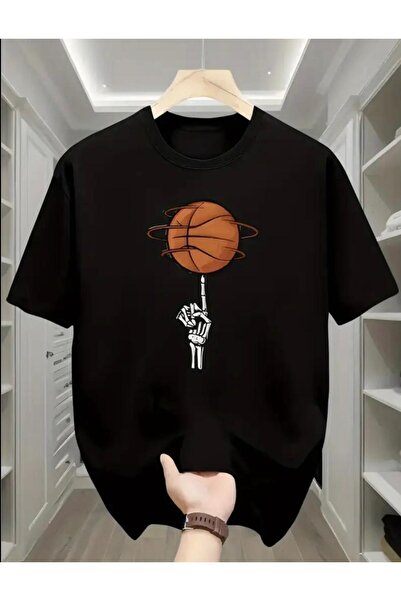 Oceanwear Basketball Themed Crew Neck Short Sleeve Unisex Tshirt