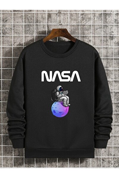 my feminen هوديي للجنسين بتصميم بسيط مطبوع بغطاء رأس جيب قصة فضفاضة سويت شيرت...