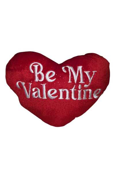 AnoaSales Heart Pillow, flannel fleece material, 21cm*16cm, Red