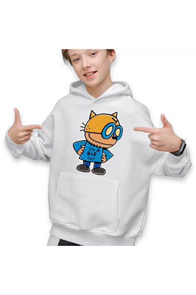 OEM Φούτερ με κουκούλα για αγόρια, σκύλος, κακός γάτος, καπετάνιος, καλσόν, σ...