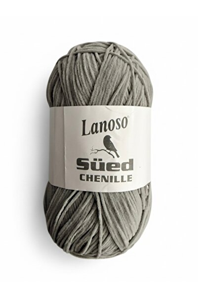 Lanoso Süed Chenille Hobi Örgü Çanta Süet İp 50gr