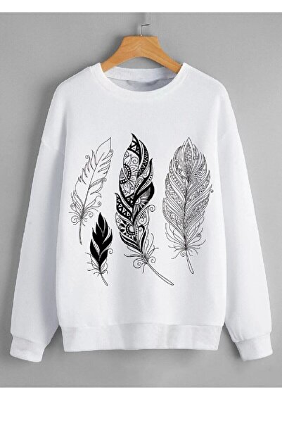 my feminen Unisex Printed Relaxed Fit Sweatshirt