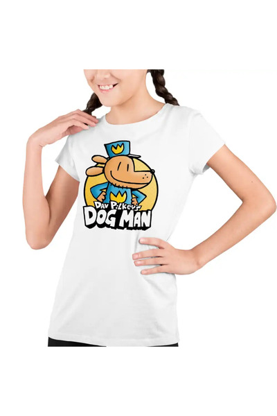 OEM Παιδικό Κορίτσι με Μπλούζα Σκύλου Dav Pilkey με Κούκλες και Σχέδιο