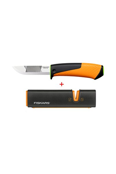 FiSKARS 156018-1023619 Bileyicili Ağır Iş Bıçağı + 120740-1000601 Balta ve Bı...