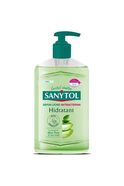 Sanytol Set of 3 x Aloe Vera and Green Tea Moisturizing Liquid Soap 250 ml