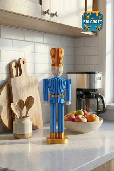 BalCraft Türkiye Kurşun Asker Fındıkkıran Alman Figürlü Dekoratif Biblo Nussk...