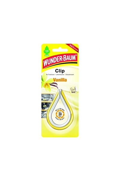 Wunder-Baum Vanilla Car Air Freshener Clip