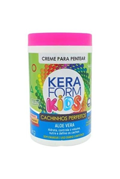 skafe كريم كيرا فورم لتصفيف وترطيب الشعر المجعد مع خلاصة الصبار للأطفال من سك...