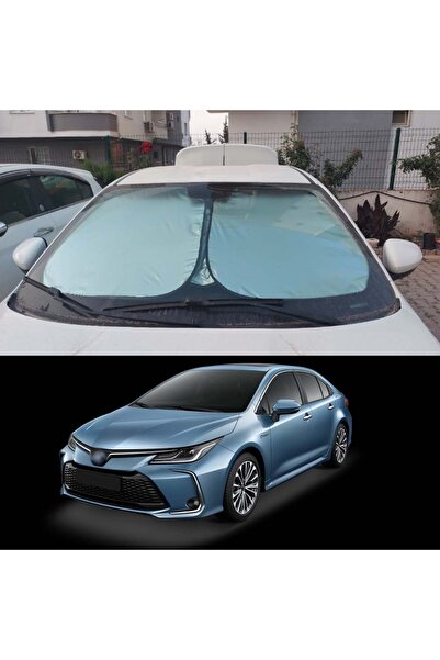 SunWALL Toyota Corolla 2019 -2026 Için Uyumlu Titanyum Gümüş Oto Güneşlik