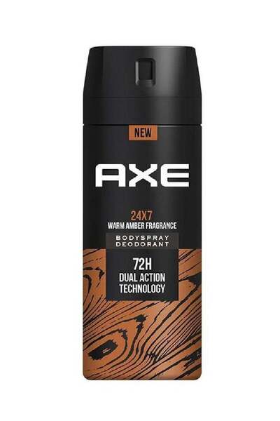 Axe 24x7 Body Spray - Warm Amber Scent (72 Hour Protection) 150ml