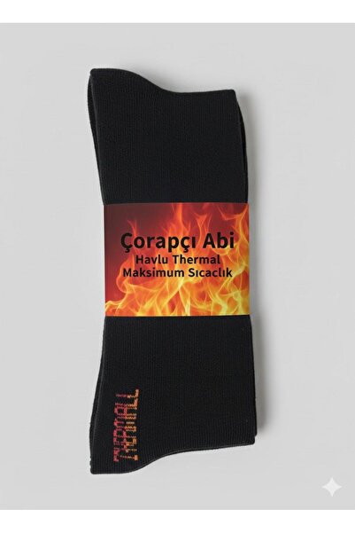ÇorapçıAbim Kışlık Termal Thermal Çorap Siyah