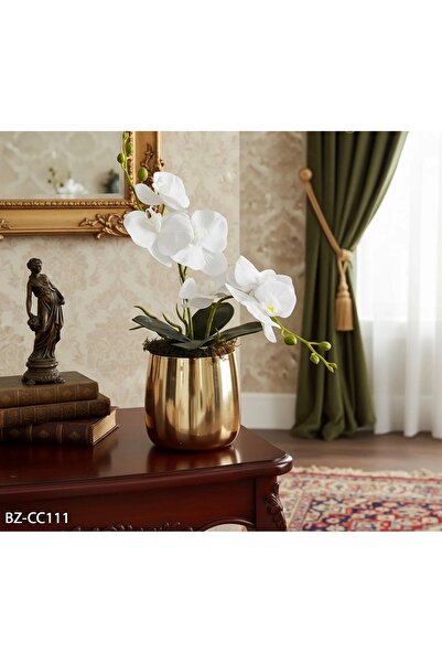 USTAOGLUHOME LÜKS METAL ORKİDE ARAJMAN 40CM