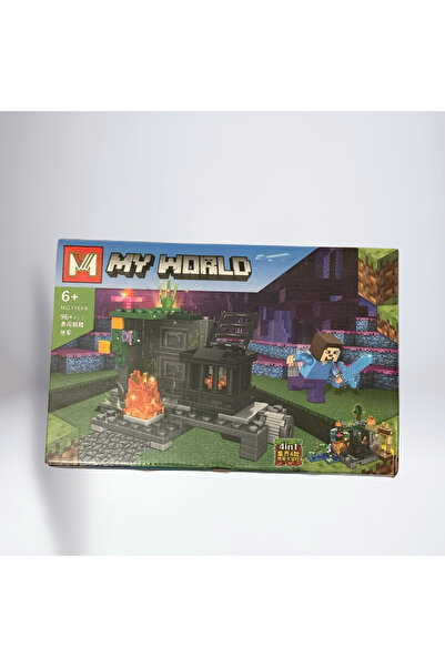 Universul Jucăriilor Set construcție tip Minecraft My World, 96 piese, figuri...