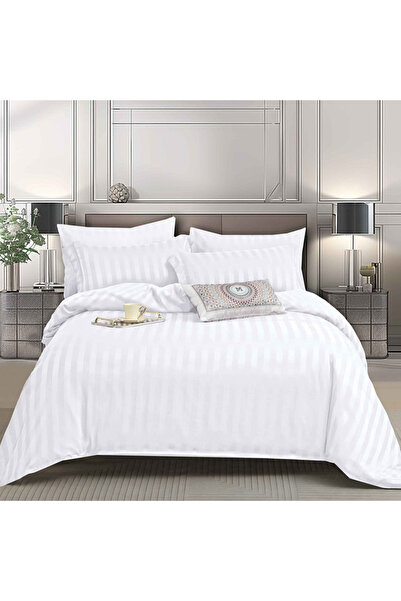 OEM Damask bed linen for 1 person bed, 4 pieces, Finet, DREAM-0850