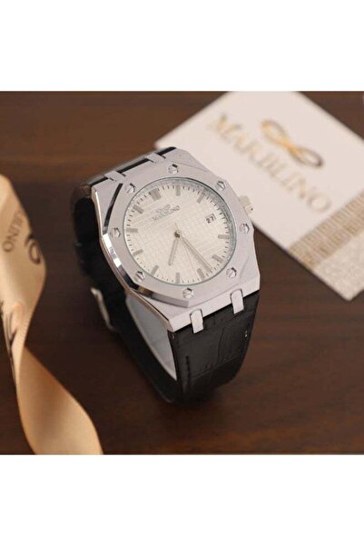 marblino Men's Watch Leather Waterproof Modern High Quality