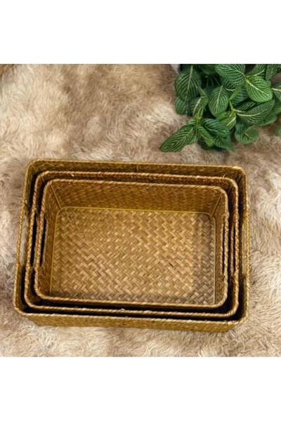 SPR Natural Rattan Basket Set