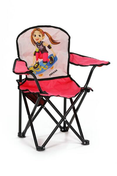 Empressco Renkli Katlanabilir Çocuk Kamp Sandalyesi, Hafif ve Taşınabilir Tas...