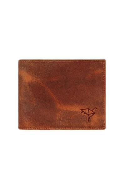 Garbalia Arnold Genuine Leather Men's Wallet Brown